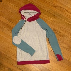 & Brand Double Hooded Sweatshirt